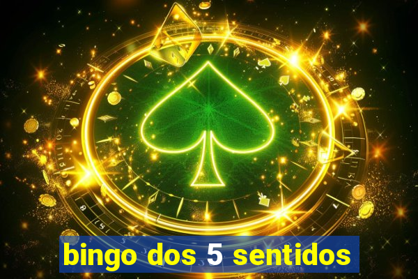 bingo dos 5 sentidos